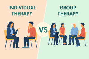 مقایسه روان درمانی فردی و گروهی