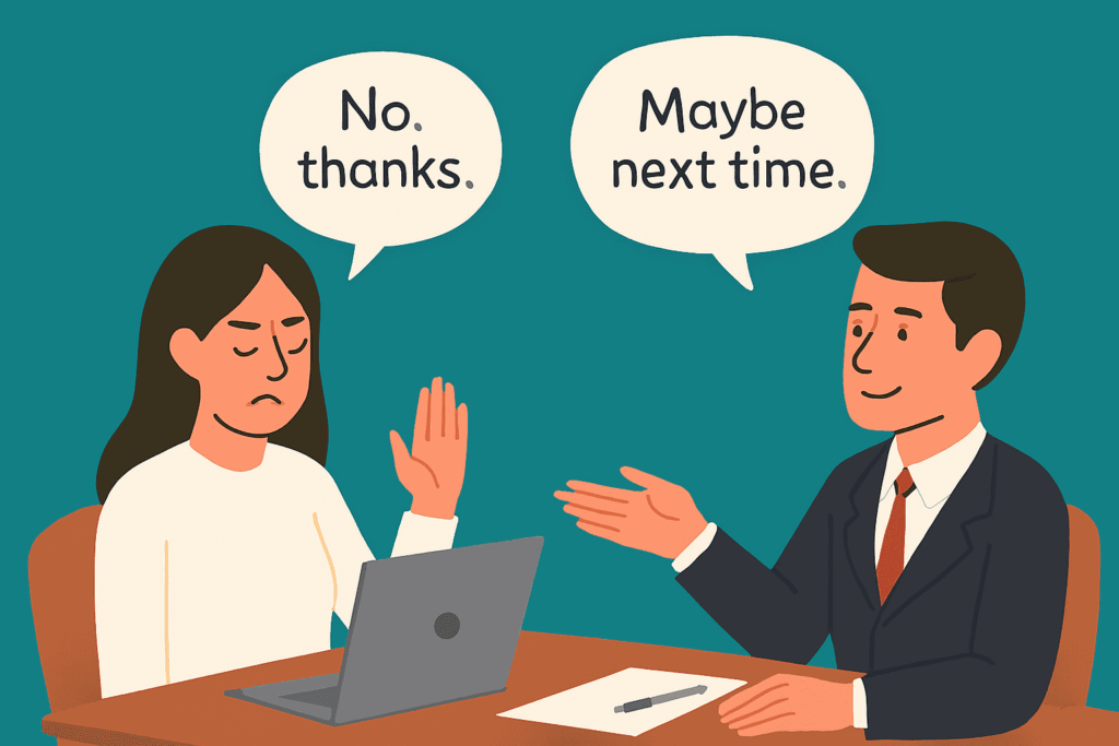 چگونه نه گفتن را یاد بگیریم 