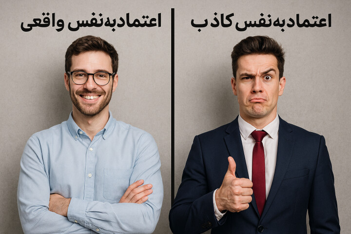 تفاوت اعتماد به نفس واقعی و کاذب